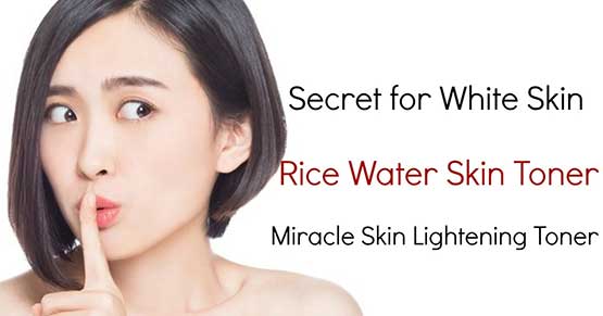 Use Rice water to lighten the actual skin tone, it's very efficient